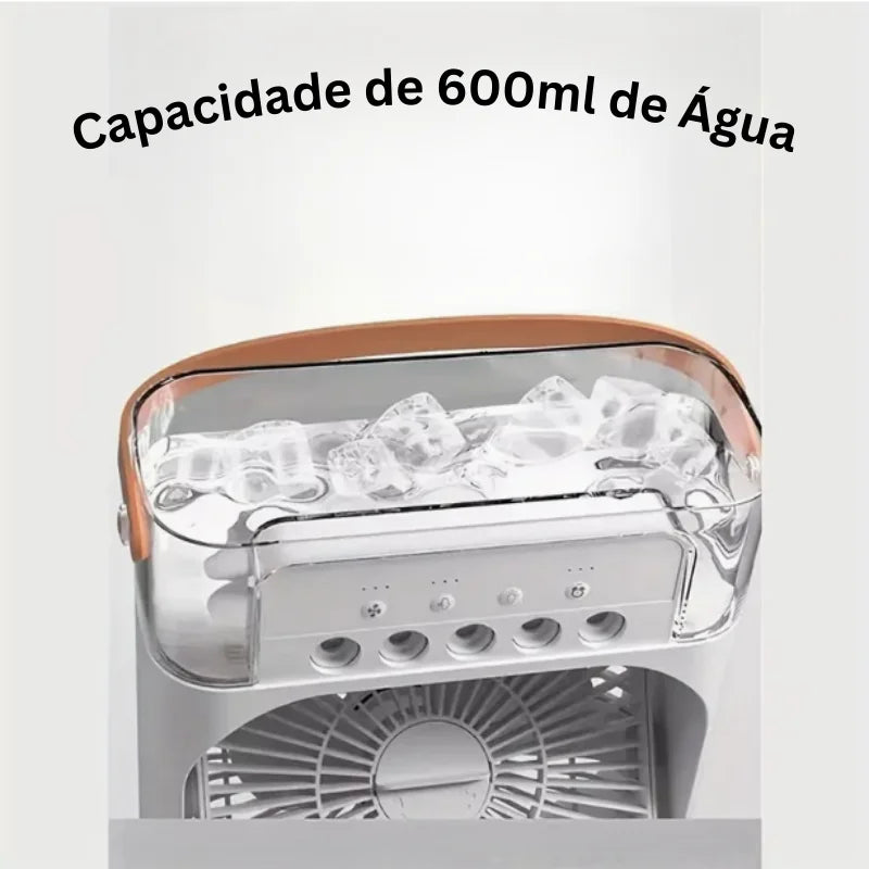 Ventilador de Nebulização Umidificador e Climatizado